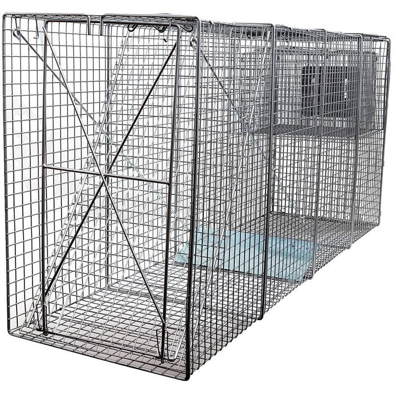 X-Large One Door Catch Release Heavy-Duty Humane Cage Live Animal Traps for Large Dogs and Other Same Sized Animals