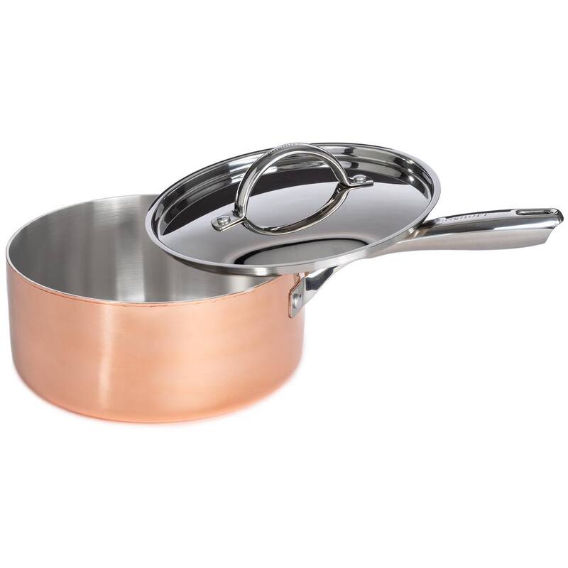 10-Piece Copper Vintage Collection Polished Cookware Set