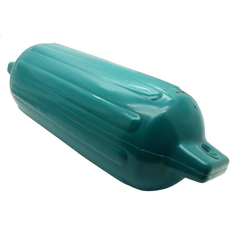 10 in. x 30 in. BoatTector Inflatable Fender Value in Teal 4-Pack