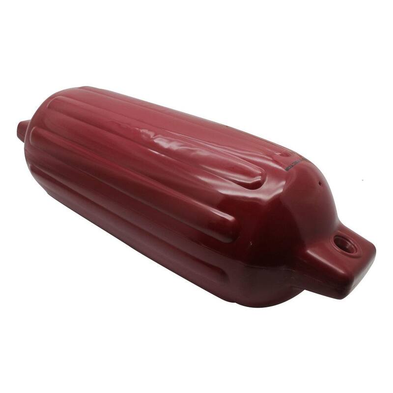 10 in. x 30 in. BoatTector Inflatable Fender Value in Cranberry 2-Pack