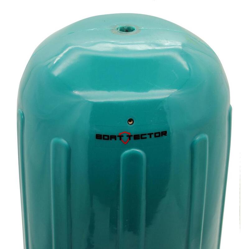 10 in. x 27 in. BoatTector HTM Inflatable Fender Value in Teal 4-Pack