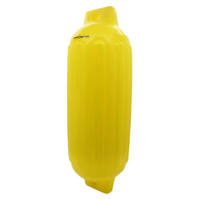 10 in. x 30 in. BoatTector Inflatable Fender Value in Neon Yellow 4-Pack