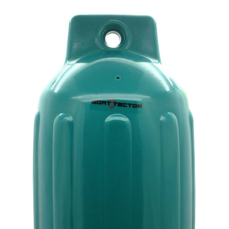 10 in. x 30 in. BoatTector Inflatable Fender Value in Teal 4-Pack