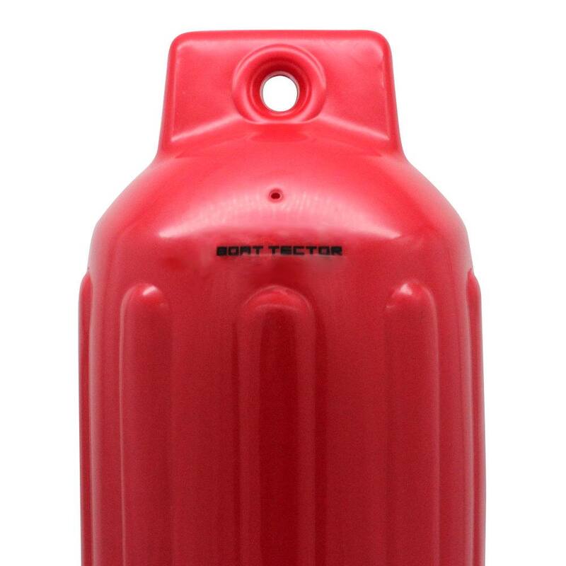 10 in. x 30 in. BoatTector Inflatable Fender Value in Red 4-Pack