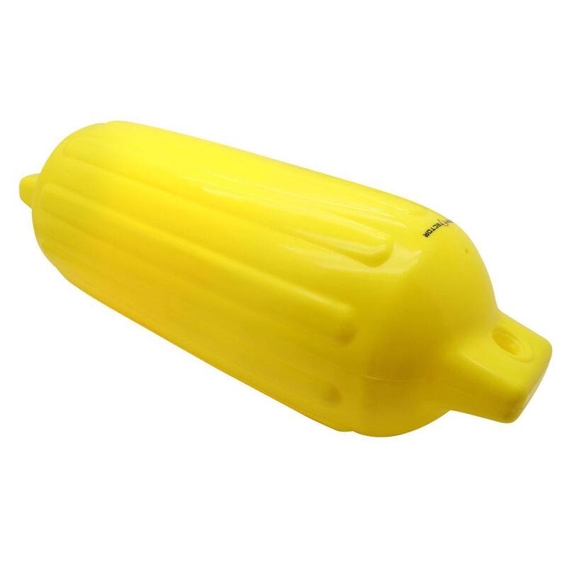 10 in. x 30 in. BoatTector Inflatable Fender Value in Neon Yellow 4-Pack