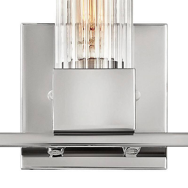 XANDER 23 in. 3-Lighs Polished Nickel Vanity Light