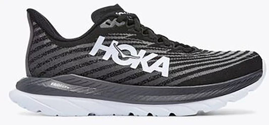 Womens Hoka Mach 5 Shoe Size: 9.5 Black - Castlerock Running