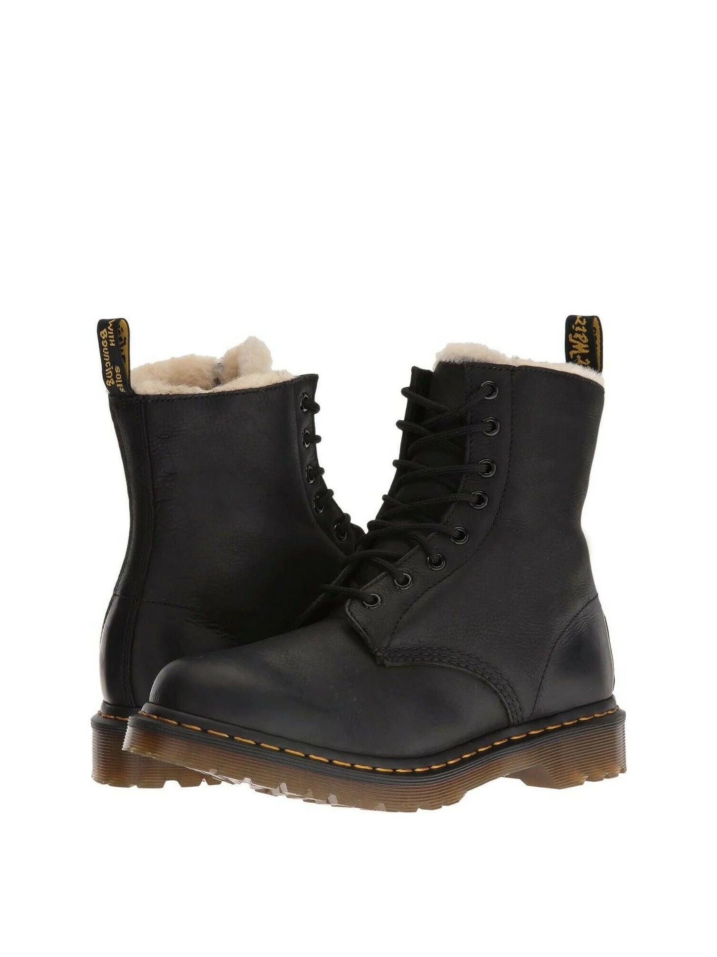 Women's Dr. Martens Serena Fur Lined 8 Eye Boot