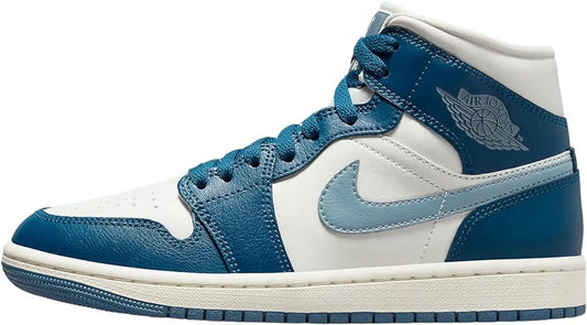 Women's Air Jordan 1 MID Sky J FR Blue/Ozone Blue-Sail BQ6472 414 - 6