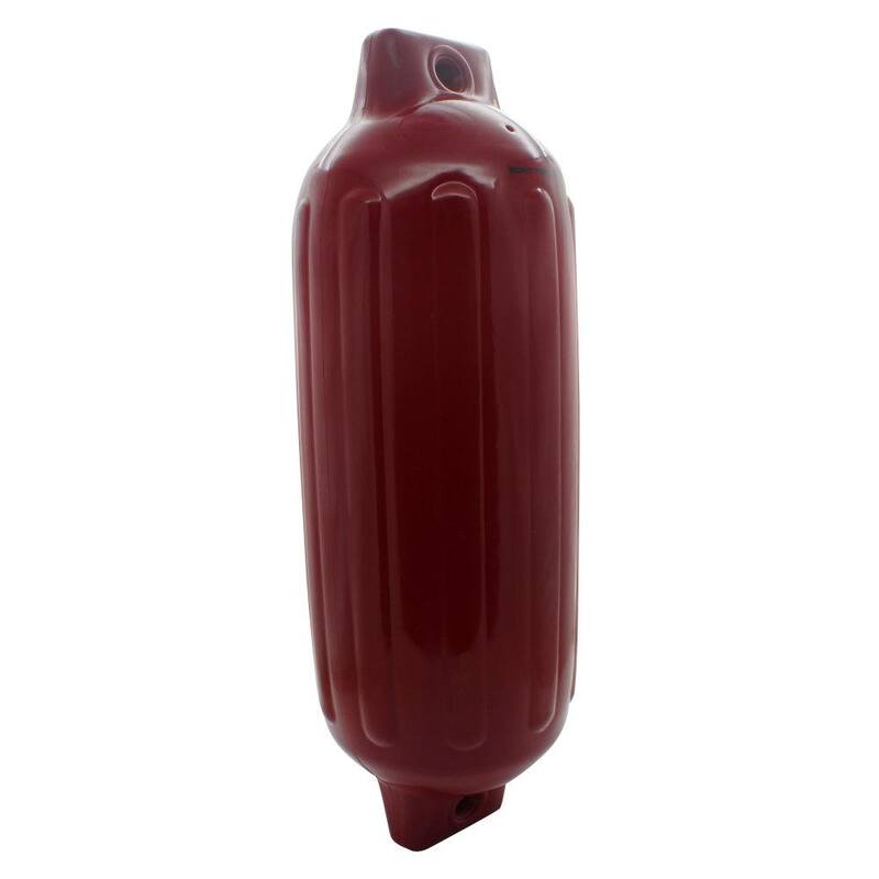 10 in. x 30 in. BoatTector Inflatable Fender Value in Cranberry 2-Pack