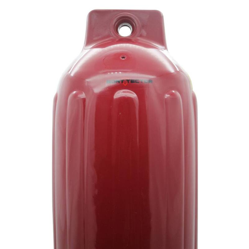 10 in. x 30 in. BoatTector Inflatable Fender Value in Cranberry 2-Pack