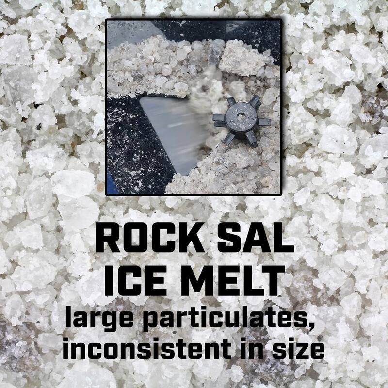 100 lbs. Professional Wide Mouth Rock Salt Spreader