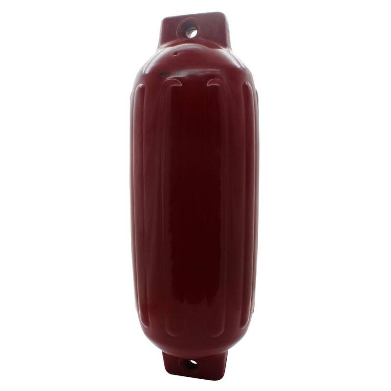 10 in. x 30 in. BoatTector Inflatable Fender Value in Cranberry 2-Pack